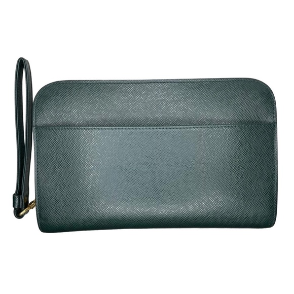 Louis Vuitton Handbags - Louis Vuitton Clutch Green Baikal Taiga Leather - See Matching Wallet in Closet